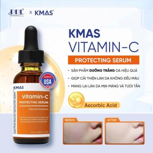 Sản phẩm Vitamin C Kmas chăm sóc da, làm sáng, mờ thâm nám và chống lão hóa hiệu quả.